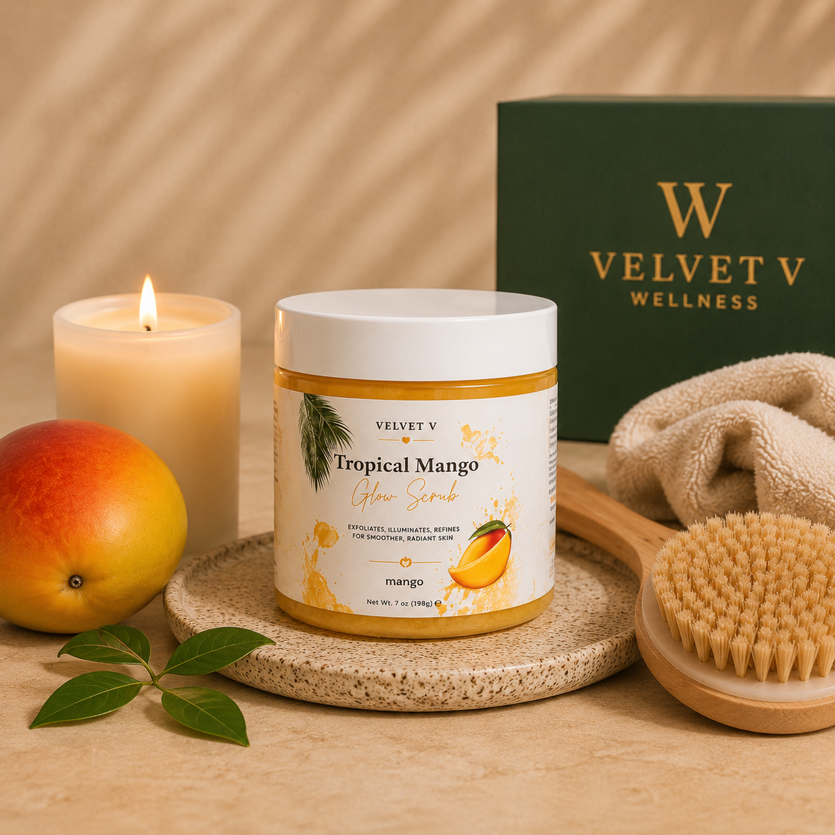 🥭 Tropical Mango Glow Scrub